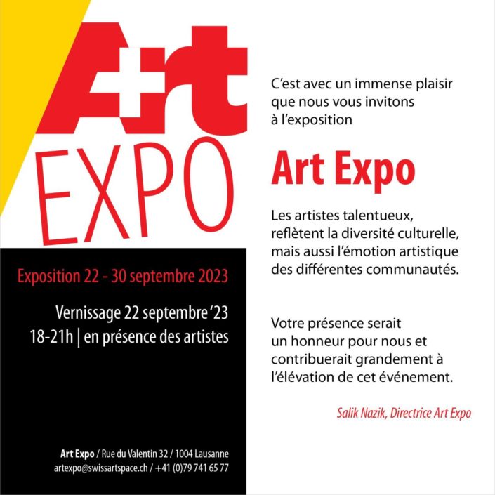 EXPOSITION COLLECTIVE Art Expo - Du 22 au 30.9 2023